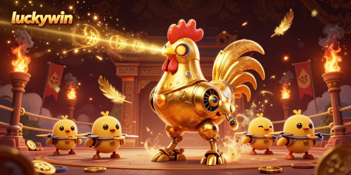 Experience the luckywin adventure with immersive games and golden rewards in this vibrant casino scene.