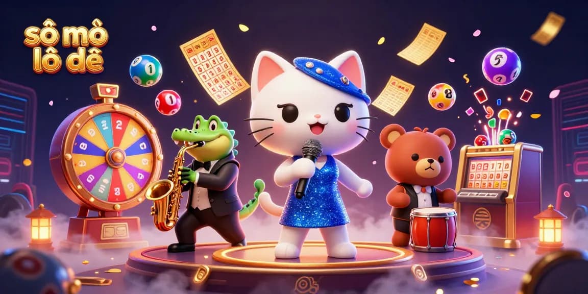 Engage with the sổ mơ lô đề lottery world through vibrant characters and dynamic gaming elements.