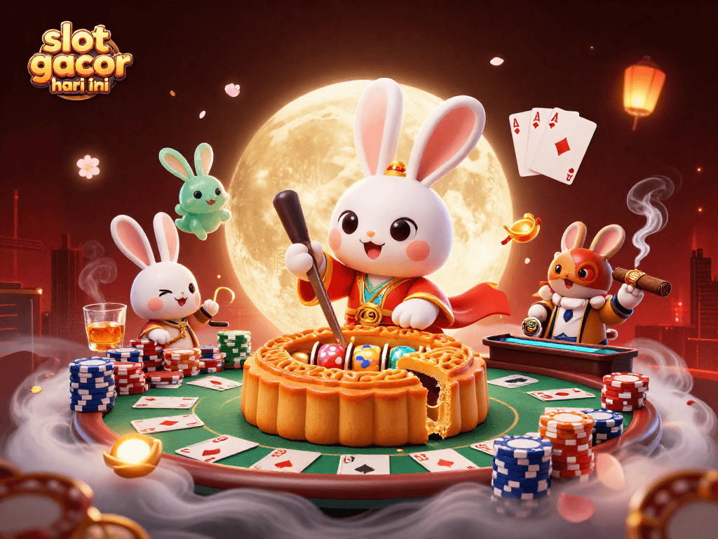 Play exciting slot gacor hari ini with vibrant reels and golden casino elements enhancing your experience.