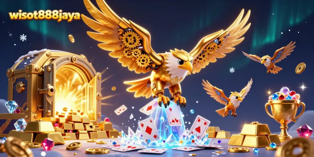 Mainkan permainan di wslot888jaya dengan pengalaman visual memukau dalam ilustrasi kasino digital.