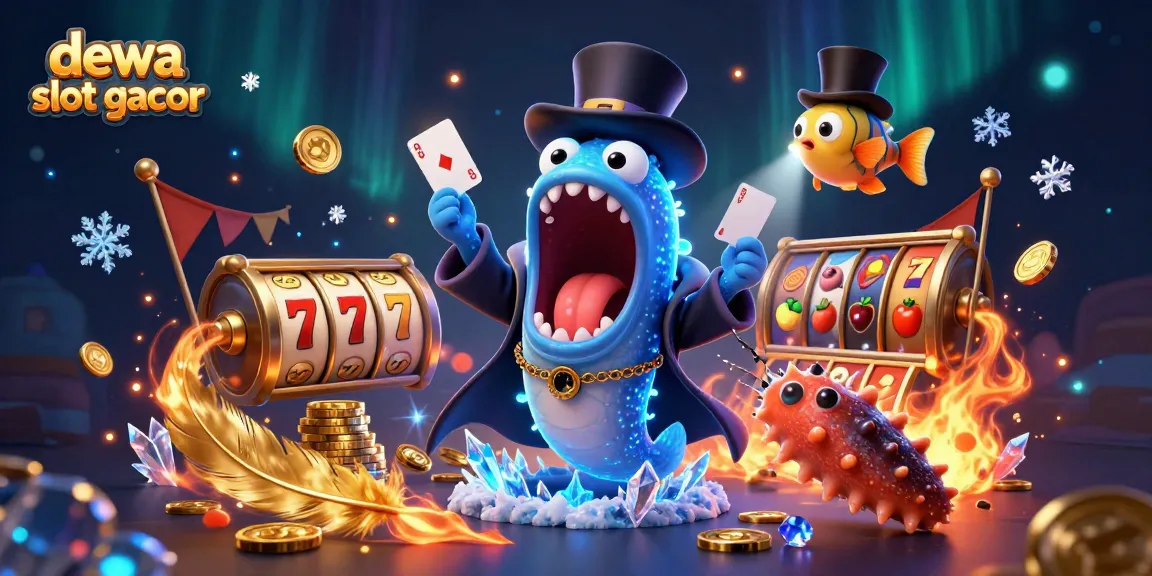 Permainan menarik dewa slot gacor dengan karakter kartun dalam aksi yang dramatis.