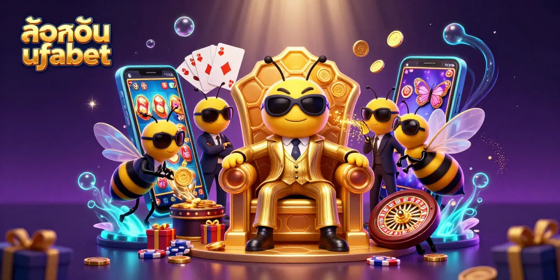 Engage in thrilling gameplay with ล็อคอิน ufabet, featuring cartoon mob bosses and casino elements.