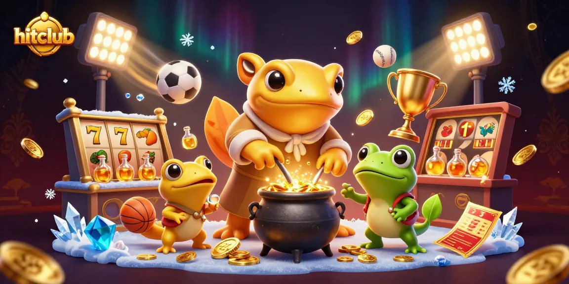 Experience the excitement of hitclub with a magical 3D scene of enchanting alchemy and vibrant sports!