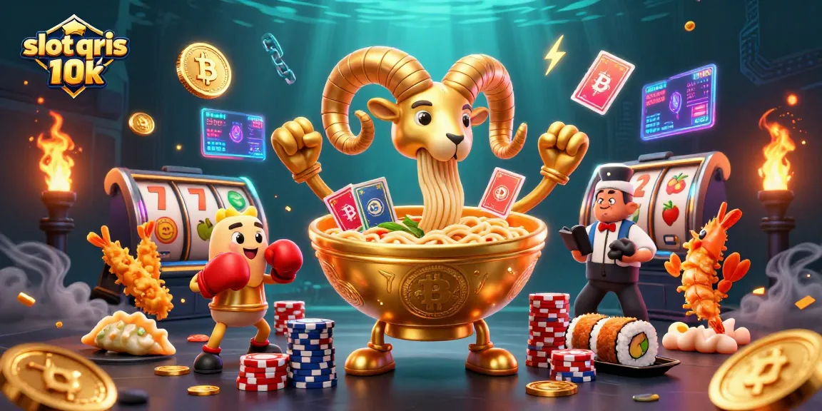 Spin to win with slot qris 10k, featuring vibrant characters and dynamic casino elements.