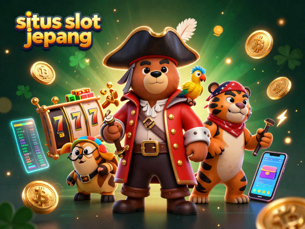 Spin and win at situs slot jepang with exciting slot reels and vibrant game elements!