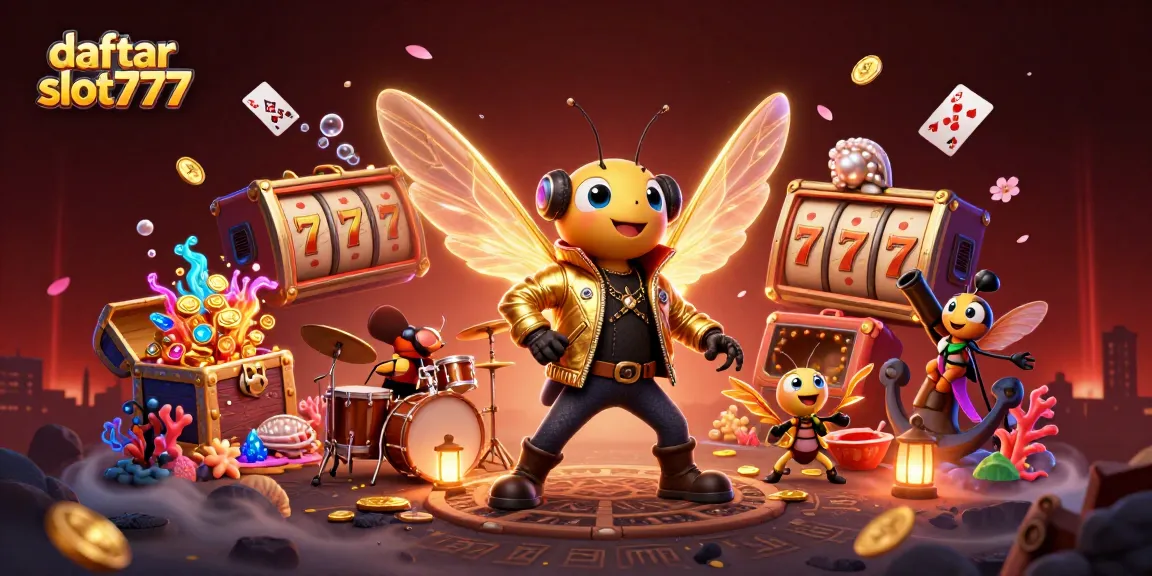 Spin the reels at daftar slot777 to win big in a vibrant casino showdown illustrated scene.
