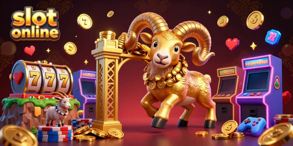 Rasakan keseruan bermain slot online dengan ram emas berlari menuju gerbang jackpot.