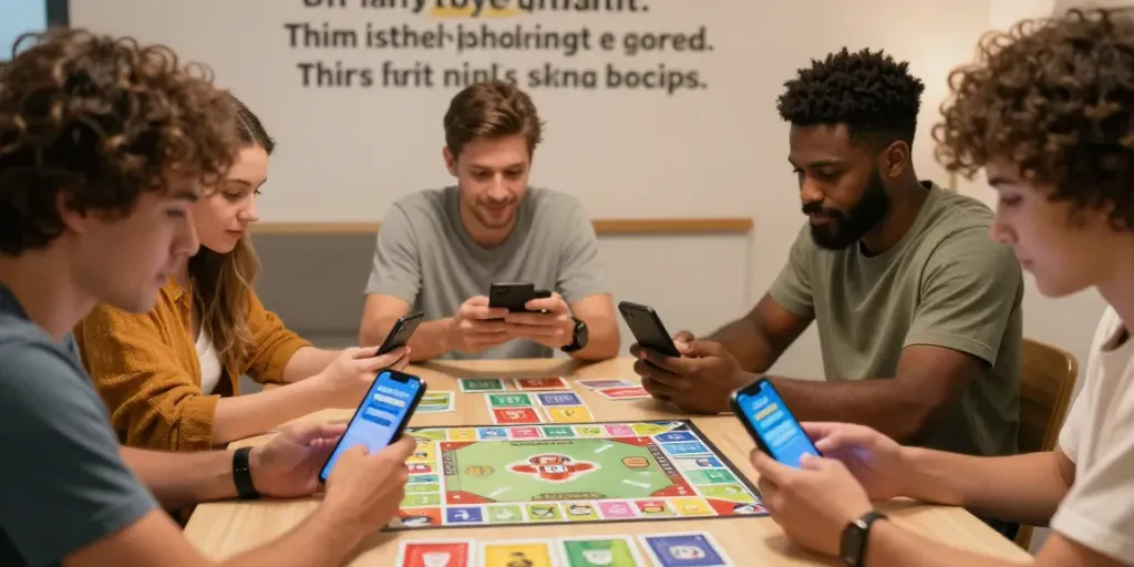Engaged players enjoy Rumble Rummy on mobile devices in a cozy setting.