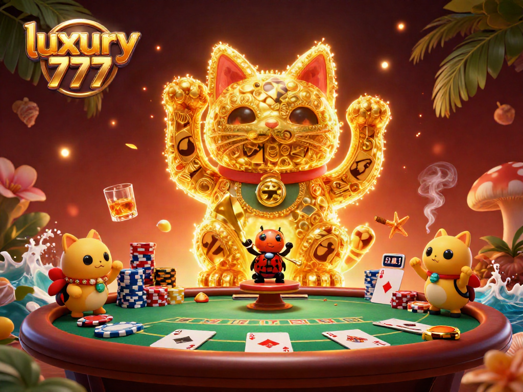 Gambarkan peluang menang dengan luxury777 dalam ekosistem kasino yang penuh warna dan dinamis.