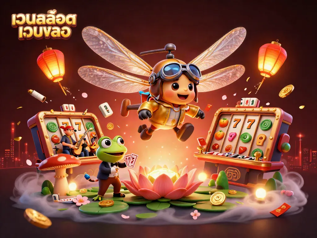 การเล่นเว็บสล็อตเว็บตรงในคาสิโนภาพการ์ตูน 3D ที่น่าตื่นเต้น