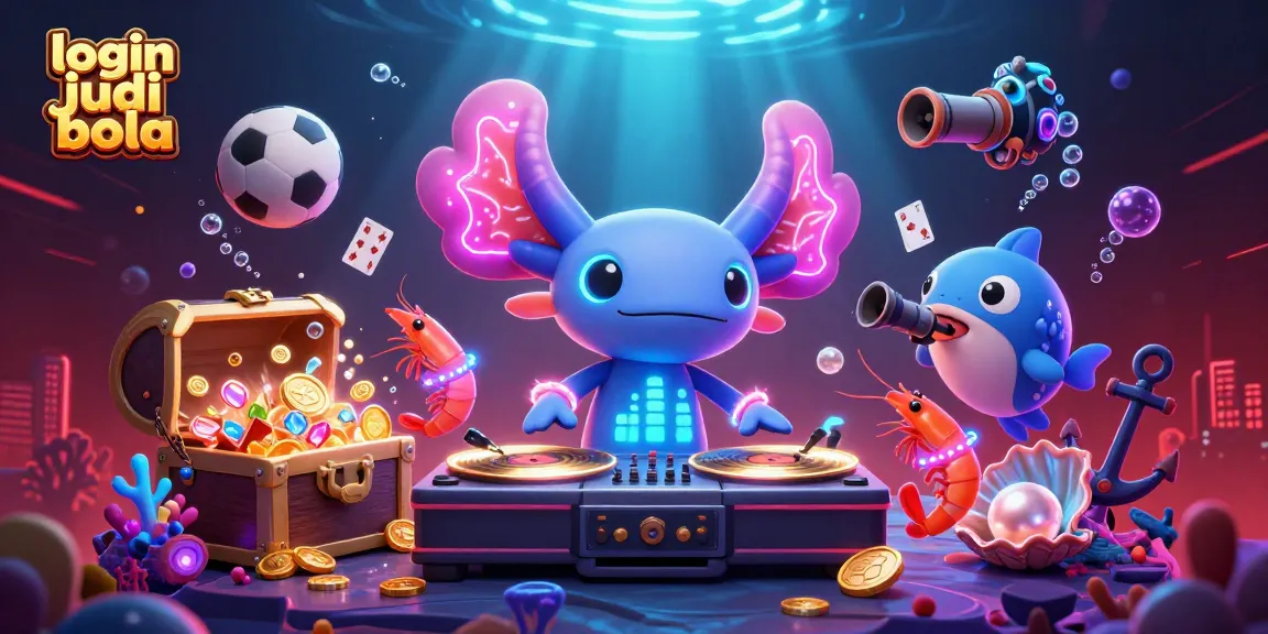 Place bets with login judi bola while enjoying vibrant casino thrills in this dynamic underwater scene.