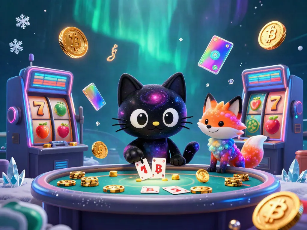 Menggoda pemain dengan "slot gacor malam ini" dalam ilustrasi kasino tiga dimensi yang penuh warna.