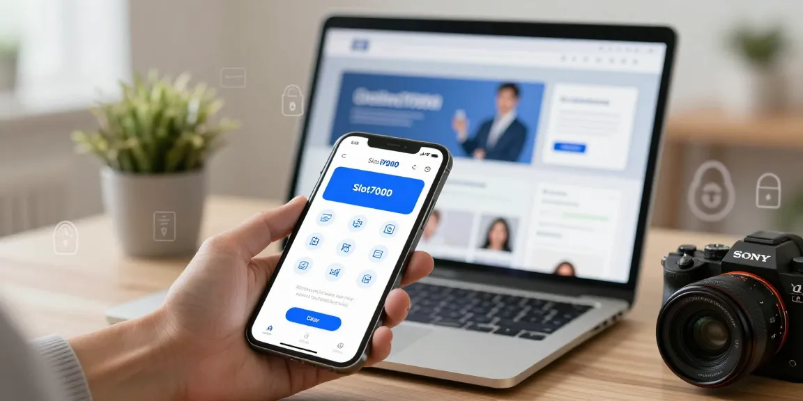 Effortless login experience using Slot7000 app with modern security features.
