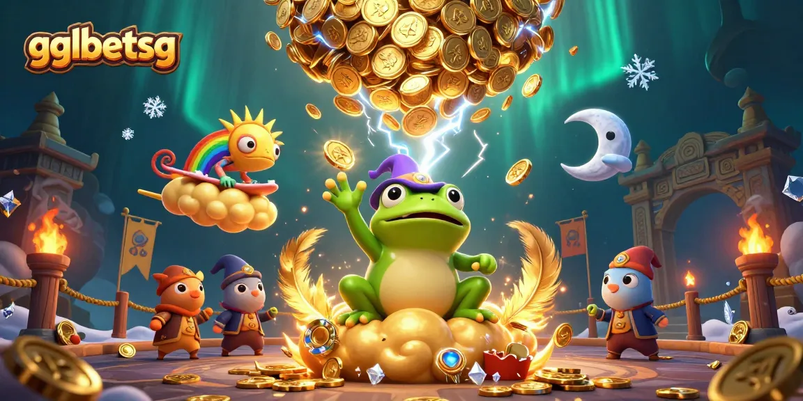 Engage with gglbetsg's vibrant esports betting scene as animated characters create winning moments.